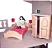 CASA COM PISCINA E MOVEIS VERMELHO - Imagem 2
