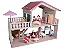 CASA COM PISCINA E MOVEIS VERMELHO - Imagem 1
