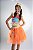 CONJUNTO JUNINO CHITA COM TULE LARANJA A25 - Imagem 1