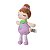 BONECA MINI ANGELA FRUTA UVA 20CM - Imagem 2