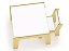 CONJUNTO MESA E CADEIRA BRANCAS INFANTIL MONTESSORI - Imagem 3