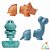 BICHINHOS PARA BANHO LAVAVEIS DINOSSAUROS - Imagem 3