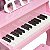 PIANO DE CAUDA INFANTIL 30 TECLAS ROSA - Imagem 2