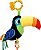 BONECO DE TECIDO INTERATIVO TUCANO ZAZA - Imagem 2