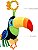 BONECO DE TECIDO INTERATIVO TUCANO ZAZA - Imagem 5