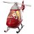GLOBO DE NEVE HELICOPTERO USB C LED MUSICA NATAL - Imagem 3