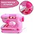 MAQUINA COSTURA INFANTIL MINI ATELIE ROSA CLARO - Imagem 5
