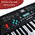 TECLADO MUSICAL 61 TECLAS INICIANTE COM MICROFONE E USB - Imagem 5