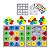 SHAPE MATCHING FORMAS E CORES 64 PCS - Imagem 4