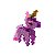 PLUS PLUS GLITTER UNICORNIO 100 PCS - Imagem 1
