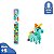 PLUS PLUS UNICORNIOS ARCO IRIS 100 PCS - Imagem 1