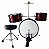 BATERIA INFANTIL ACUSTICA 2 TONS VINHO - Imagem 3