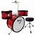 BATERIA INFANTIL ACUSTICA 2 TONS VERMELHA - Imagem 1