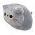 BRINQUEDO GATO DE TECIDO FOFUCHO: CINZA - Imagem 1