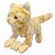 BRINQUEDO GATO DE TECIDO MECANIZADA BIEL: AMARELO - Imagem 1