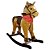 CAVALO DE BALANCO REVESTIDO EM TECIDO - Imagem 4