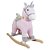 UNICORNIO DE BALANCO REVESTIDO TECIDO - Imagem 4