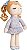 BONECA MINI COM CAIXA ANGELA MARI 20 CM - Imagem 2