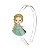 TIARA ARCO TRANSPARENTE PRINCESA GELO - Imagem 1