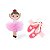 PRESILHA BICO DE PATO BAILARINA COM SAPATILHA ROSA - Imagem 1