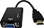 Conversor HDMI para VGA com Saída P2 de áudio - Imagem 3