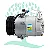 Compressor Delphi Cvc Gm Astra/Zafira/Palio 1.8 (CS20032) - Imagem 5