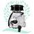 Compressor Onix / Prisma 2013>/ Spin / Tracker / Sonic1.8 / Cobalt 1.8 - Imagem 2