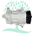 Compressor Mahle CVC Fiat Argo / Cronos etorq (ACP 224) - Imagem 2