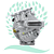 Compressor Mahle Cvc Gm S10/Blazer 2.4/2.8 01A.(ACP 203) - Imagem 4