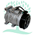 Compressor Mahle Hyundai HB20 / HB20S 1.6 2012 a 2018 (ACP 1650) - Imagem 2