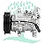 Compressor Denso 10SRE11C Toyota Hilux 2.8L Dies. / Flex 2.7L Gas Polia 7PK 12v 2016 a 2025 (Orig. Denso) - Imagem 7