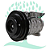 Compressor 10S13C Máquina Escavadeira John Deere 290GLC/ 345GLC - 24 Volts Polia Canal 1B 139mm - Imagem 1