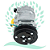 Compressor Denso Sd6v12 Citroen C3, C4, C4 Picasso, Peugeot 207, 307, 308 C/Sensor Eletronico 3 Fixação - Imagem 3