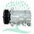 Compressor Denso Sd6v12 Citroen C3, C4, C4 Picasso, Peugeot 207, 307, 308 C/Sensor Eletronico 3 Fixação - Imagem 1