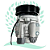 Compressor Denso 10P08 Polia 6pk Gol G3/G4 1.0 - Imagem 3