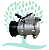 Compressor 10PA15 Hyundai Tucson / Sportage/ New Sportage Gasolina e Diesel 2.0/2.7 - Imagem 5