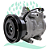 Compressor 10PA15 Hyundai Tucson / Sportage/ New Sportage Gasolina e Diesel 2.0/2.7 - Imagem 1