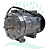 Compressor Sanden 7H15 6020 Máquina Trator New Holland T7/ Case Puma / Maxxum - 12 Volts 10pk - Imagem 4