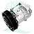 Compressor Sanden 7H15 4358 Caminhão DAF XF FTS 480 2021> - 24 Volts Polia 8pk - Imagem 1