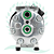 Compressor Sanden 7H15 4358 Caminhão DAF XF FTS 480 2021> - 24 Volts Polia 8pk - Imagem 3