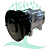 Compressor Sanden 7h15 Maq Caterpillar 836H 4726 / 4487 (8 Orelhas) Polia 8Pk 24v (imp) - Imagem 1