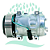Compressor Sanden 7H15 6096 Caterpillar 321D2L 372-9493 24V 8PK - Imagem 4