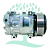 Compressor Sanden 7H15 6096 Caterpillar 321D2L 372-9493 24V 8PK - Imagem 1