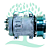 Compressor Sanden 7H15 4095 / 4095U1 / 4132 Caterpillar 2012> 8Pk 24v - Imagem 1