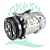 Compressor Delphi 7H15 Citroen Jumper / Fiat Ducato / Peugeot Boxer 2.8 8v Diesel 2006 A 2017 - Imagem 1