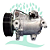 Compressor Calsonic Nissan Frontier Motor 2.5 2008 / 2012 - 12 Volts Polia 7pk - Imagem 2