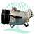 Compressor Chevrolet Equinox 2.0 2018 A 2020 1.5 2020 A 2023 - Imagem 2