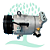 Compressor Chevrolet Equinox 2.0 2018 A 2020 1.5 2020 A 2023 - Imagem 1
