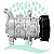 Compressor 10SRE11C Toyota Hilux 2.8L Dies. / Flex 2.7L Gas Polia 7PK 12v 2016 a 2025 - Imagem 2