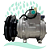Compressor 10PA15C Maquina Komatsu PC400 Polia 1B 24V - Imagem 2